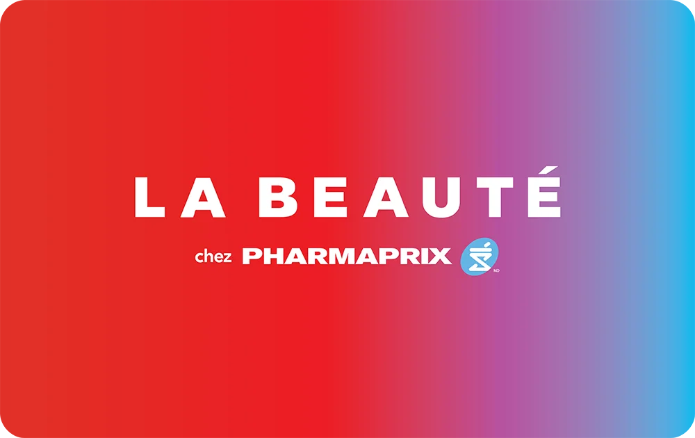 Carte cadeau Pharmaprix Beauté