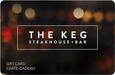 The Keg gift card