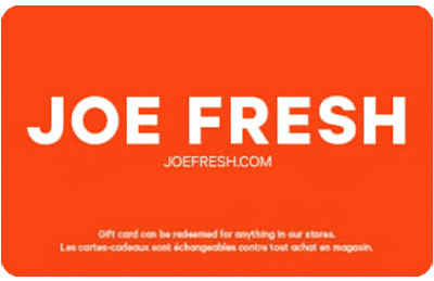 Carte-cadeau Joe Fresh