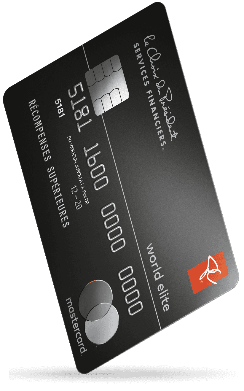 World Elite Mastercard PC Finance