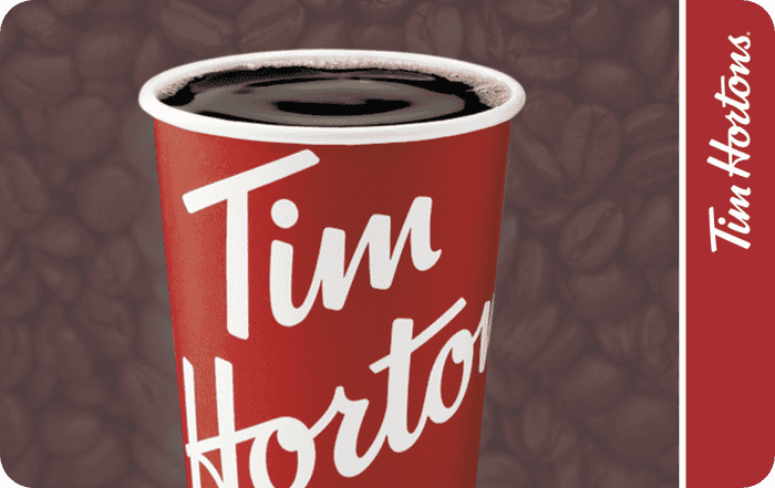 Tim Hortons gift card