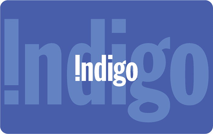 Indigo gift card