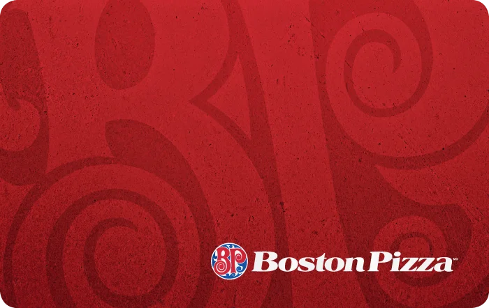 Boston Pizza gift card